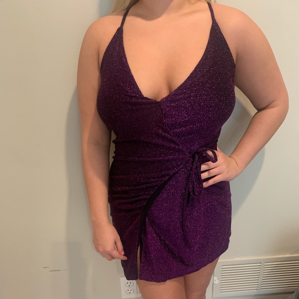 Privacy Please purple dress